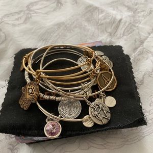 Alex and Ani Bangle set